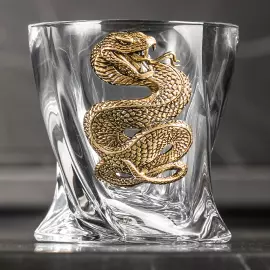 Набор бокалов для виски "Змея. Квадро" на 4 персоны