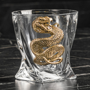 A set of glasses for whiskey "Snake. Quadro" for 2 persons, in a Mr.Whiskey box