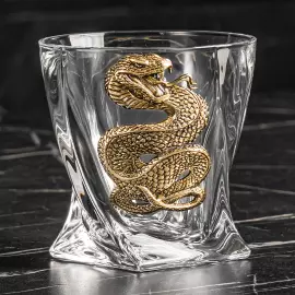 Набор бокалов для виски "Змея. Квадро" на 4 персоны