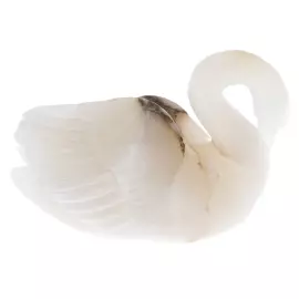 Sculpture of anhydrite "Swan"