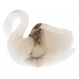 Sculpture of anhydrite "Swan"