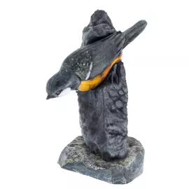 Stone sculpture "Titmouse"