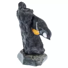 Stone sculpture "Titmouse"
