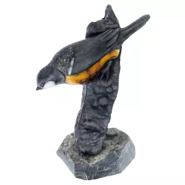 Stone sculpture "Titmouse"