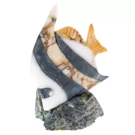 Скульптура из камня "Рыбка"