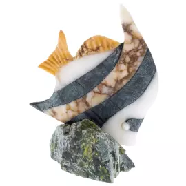 Скульптура из камня "Рыбка"