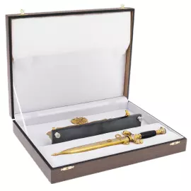 Кортик на подставке "Вооруженные силы РФ" с панно, Златоуст