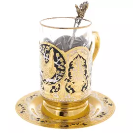 Чайный набор "Глухарь" Златоуст