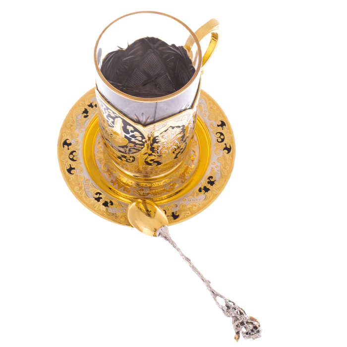 Tea set "Capercaillie" Zlatoust