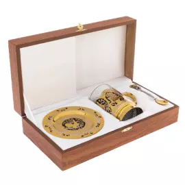 Чайный набор "Глухарь" Златоуст