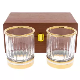 Бокалы для виски "Полоса" на 2 персоны, Златоуст