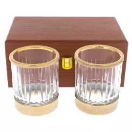 Бокалы для виски "Ромб" на 2 персоны, Златоуст