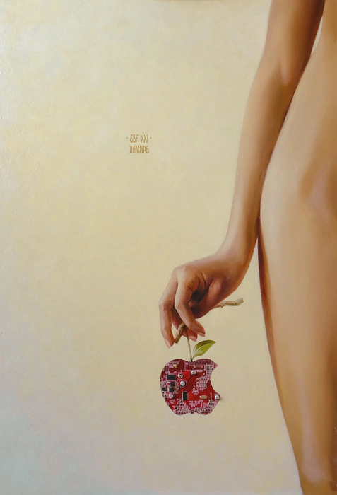 Damir Krivenko's painting "Eve of the 21st century"