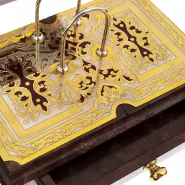 Письменный набор с лотком "Изыск" из яшмы, Златоуст