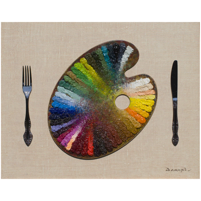Damir Krivenko's painting "Bon Appetit"
