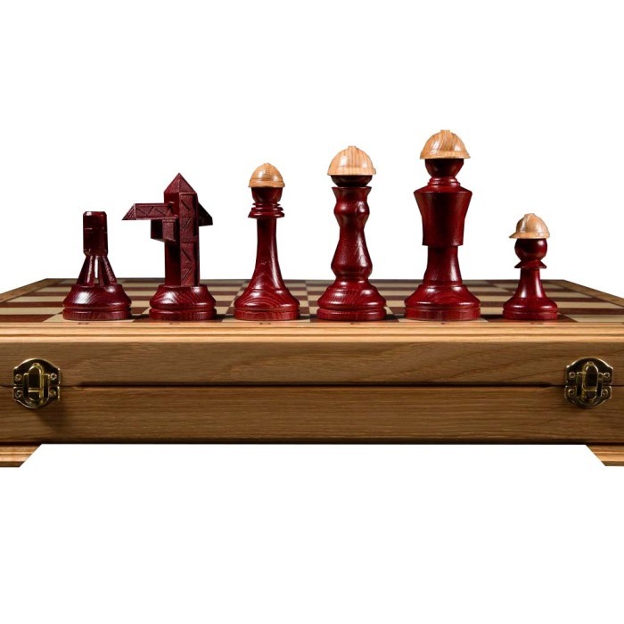 Gift set "Building art" with 3 books and chess