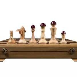 Gift set "Building art" with 3 books and chess