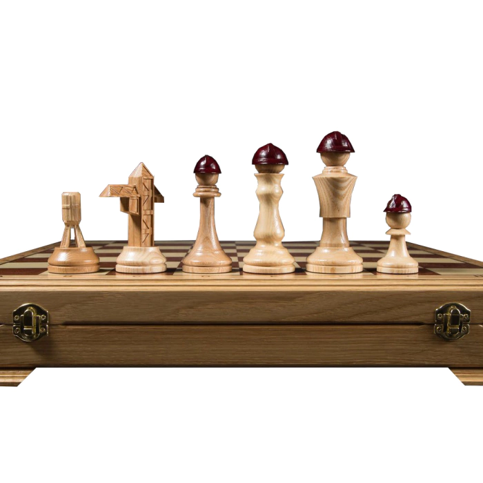 Gift set "Building art" with 3 books and chess