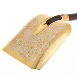 Набор подарочный "На стройке" с лопатой и каской, позолота, Златоуст