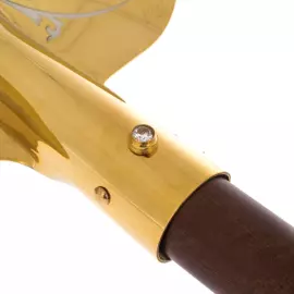 Набор подарочный "На стройке" с лопатой и каской, позолота, Златоуст