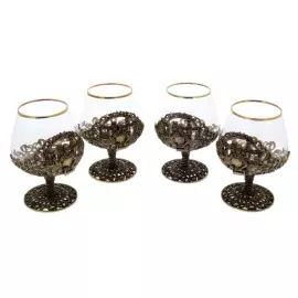 Набор подарочный "Строителю" с бокалами для коньяка и ежедневником