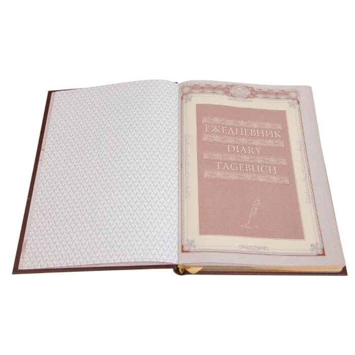 Gift set for the "Builder" with cognac glasses and a daily planner