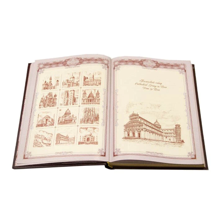 Gift set for the "Builder" with cognac glasses and a daily planner
