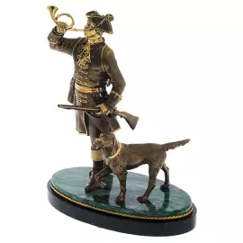 Набор подарочный "Царская охота" с книгой "Русская охота. Царская" и статуэткой