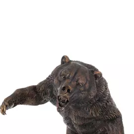 Набор подарочный "Медведь" с охотничьим ножом и скульптурой "Медведь-шатун"