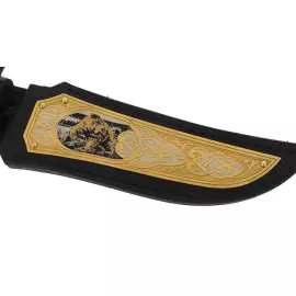 Набор подарочный "Медведь" с охотничьим ножом и скульптурой "Медведь-шатун"