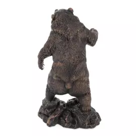 Набор подарочный "Охота на медведя" со статуэткой и 2-мя стаканами в подстаканниках