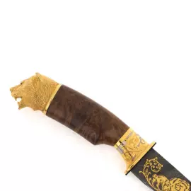 Набор подарочный "Охотничий" с ножом охотничьим и "Настольной книгой охотника"