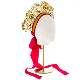 Эксклюзивная авторская работа "Вологодский свадебный венец, XIX век" с накосником