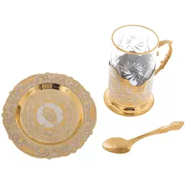 Набор подарочный "ФСБ-1" с ежедневником и чайным комплектом