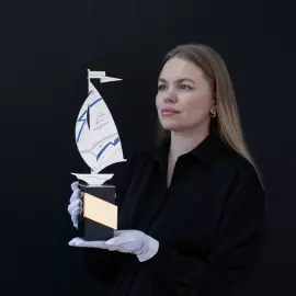 Бизнес сувенир "На всех парусах Premium"