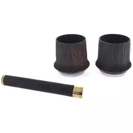 Набор подарочный "Релакс" с футляром для сигар и 2-мя стаканами для виски