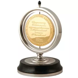 Корпоративный сувенир "Вращающаяся персональная монета"