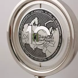 Корпоративный сувенир "Вращающаяся персональная монета"