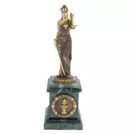Bronze statuette "The Law" (Themis)
