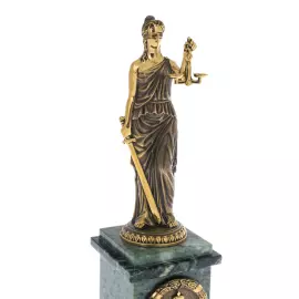 Bronze statuette "The Law" (Themis)