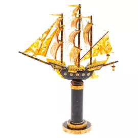 Amber composition "Ship" small
