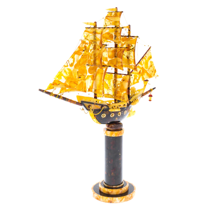 Amber composition "Ship" small