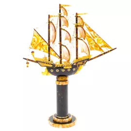 Amber composition "Ship" small