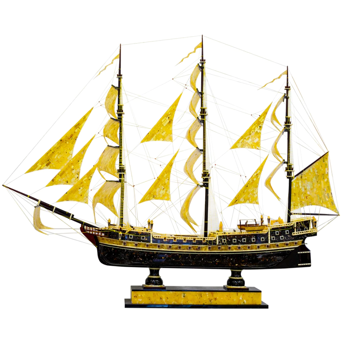 The amber ship "Bark Kruzenstern"