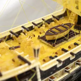 The amber ship "Bark Kruzenstern"