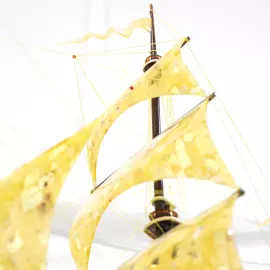 The amber ship "Bark Kruzenstern"