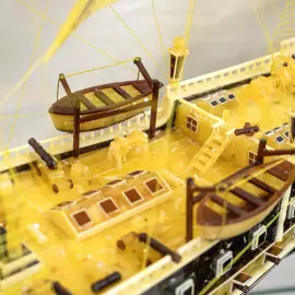 The amber ship "Bark Kruzenstern"