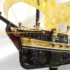 The amber ship "Bark Kruzenstern"