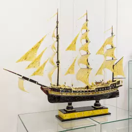 The amber ship "Bark Kruzenstern"