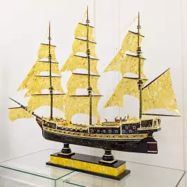 The amber ship "Bark Kruzenstern"
